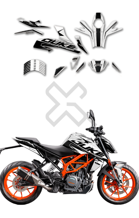 Duke 200 Bs6 Sticker | Duke 250 Full Body Sticker